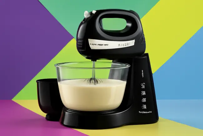 Batedeira Mondial B-23 NP em uso na cozinha