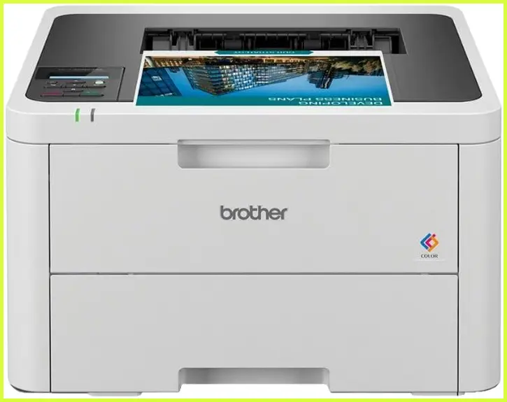 Impressora Brother HLL3240CDW em uso